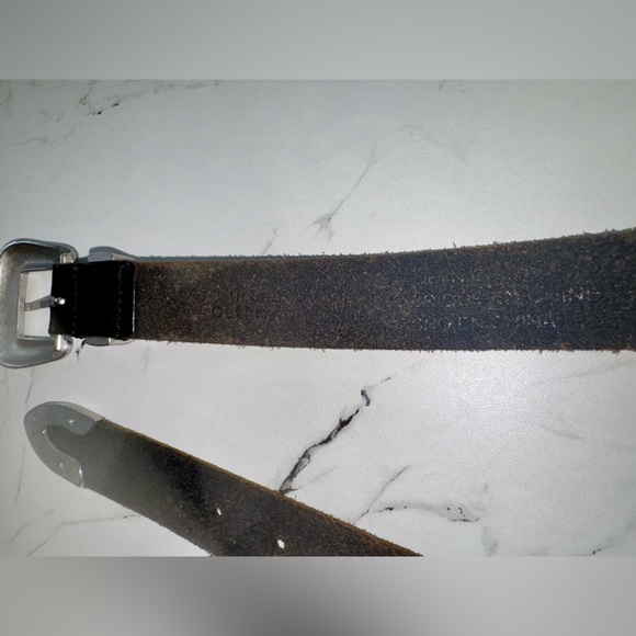 Urban Outfitters Ecote Metal-Tipped Western Leather Belt Black Size Medium - Picture 6 of 7